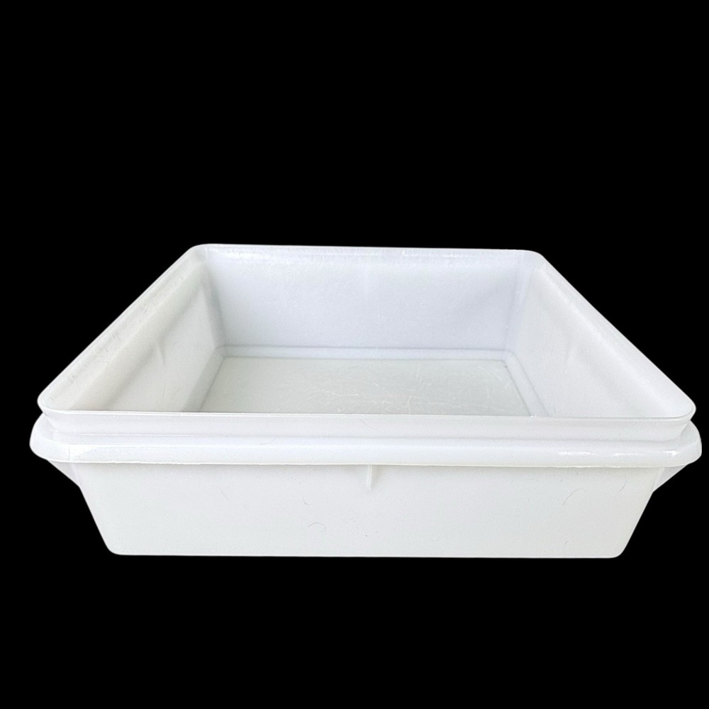 Tupperware‎ Sheer Container 9x9x3 No Lid Made in USA